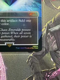 Chaos Emerald (Lotus Petal) Blue 7033 - MTG Sonic The Hedgehog Secret Lair - Image 4