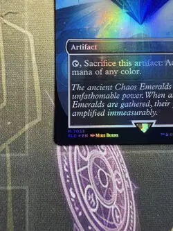 Chaos Emerald (Lotus Petal) Blue 7033 - MTG Sonic The Hedgehog Secret Lair - Image 5