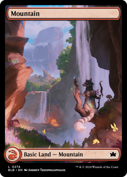 Mountain (REGULAR) x1 - MTG Bloomburrow BLB #274 - Image 1