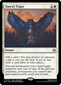 Dawn's Truce (REGULAR) x1 - MTG Bloomburrow BLB #9 - Image 1