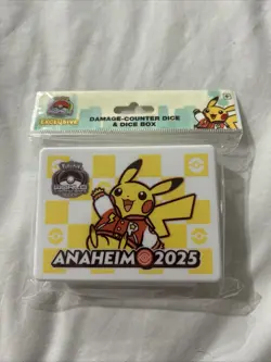 Pokemon World Championships 2025 Anaheim Dice Damage Counter Box New Sealed - Image 1