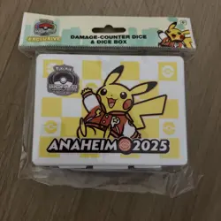 Pokemon World Championships 2025 Anaheim Dice Damage Counter Box New Sealed - Image 1