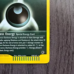 Darkness Energy 158/165 Expedition Base Set Regular LP Pokemon Card TCG E-Series - Image 5