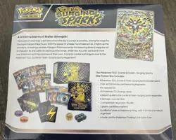 Pokemon TCG Scarlet & Violet Surging Sparks Pokemon Sealed Elite Trainer Box ETB - Image 2
