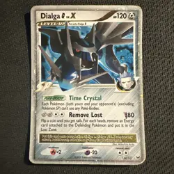 Pokemon Dialga G Lv.X 122/127 Platinum Ultra Rare English HP Pokemon TCG - Image 1