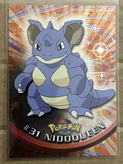 2000 Topps Chrome Pokemon Nidoqueen #31 Chrome TV Animation Edition - Image 1