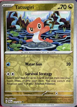 Tatsugiri Reverse Holo - 141/182 - Paradox Rift Pokemon 2023 - Image 1