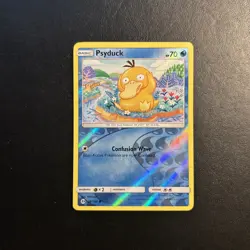 Psyduck 28/149 Sun & Moon Base Set Pokemon Card Reverse Holo Near Mint NM - Image 1