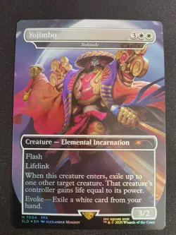 FOIL Yojimbo (Solitude) MTG Secret Lair Drop Final Fantasy Bonus Card NM English - Image 1