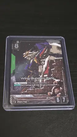 Wing Gundam Zero - GD01-024 LR+ - Alt Art - Gundam Card Game - Newtype Rising - Image 1