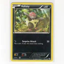 Pokemon TCG Vullaby 72/114 BW Base Set Regular Uncommon Card EN-LP 2011 - Image 1