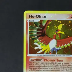 MAJOR HOLO BLEED Ho-Oh 10/132 Secret Wonders 4 SWIRLS 2007 Pokemon Vintage Card - Image 4