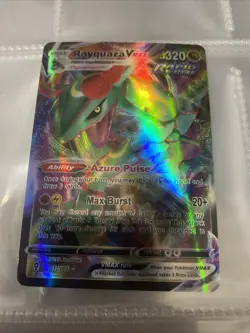 Pokemon TCG Rayquaza VMAX Evolving Skies Holo Ultra Rare Card 111/203 - Image 1
