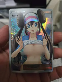 trainer full art Pop Out Sexy Card Holo Anime poke CUSTOM ART r7638 - Image 1