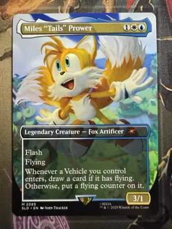 Miles Tails Powers 2085 - MTG Sonic The Hedgehog Secret Lair - Image 1