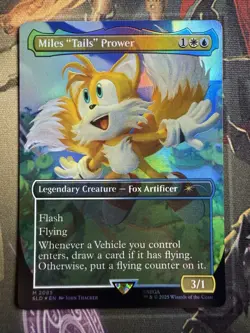 Miles Tails Powers FOIL 2085 - MTG Sonic The Hedgehog Secret Lair - Image 1