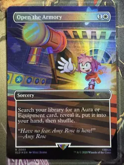 Open The Armory FOIL 2089 - MTG Sonic The Hedgehog Secret Lair - Image 1