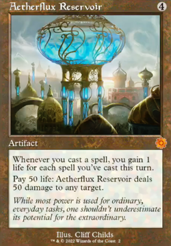 RETRO Aetherflux Reservoir ~ The Brothers' War [ NearMint ] [ Magic MTG ] - Image 1