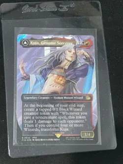 Kuja, Genome SURGE FOIL Sorcerer Final Fantasy MTG NM Borderless #0544 English - Image 1