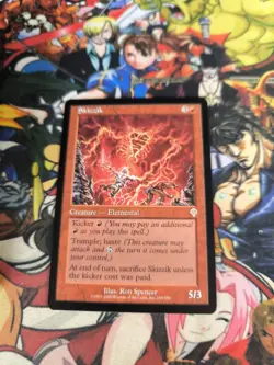 Mtg Skizzik 🇬🇧 🟨 Nm Invasion Magic the Gathering Rare 2000 Red Og Card - Image 2