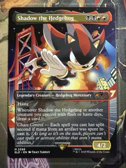 Shadow The Hedgehog 2086 - MTG Sonic The Hedgehog Secret Lair - Image 1
