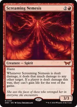 MTG Screaming Nemesis, NM, Non-Foil, DSK M 0157 - Image 1