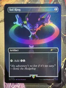 Sol Ring FOIL 2093 - MTG Sonic The Hedgehog Secret Lair - Image 1