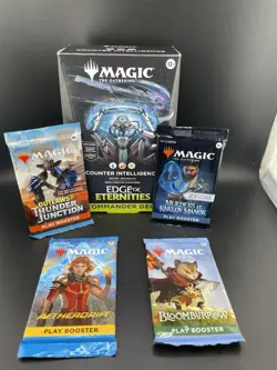 MTG Edge of Eternities Commander Deck/ 4 Play Booster Pack Magic The Gathering - Image 1