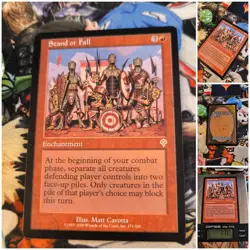 Mtg Stand Or Fall 🇬🇧 🟨 Nm Invasion Magic the Gathering Rare 2000 Red Black - Image 1