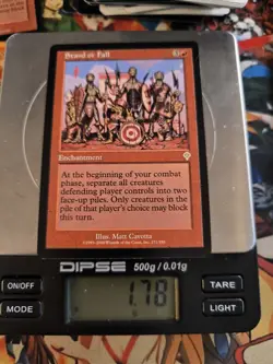 Mtg Stand Or Fall 🇬🇧 🟨 Nm Invasion Magic the Gathering Rare 2000 Red Black - Image 2