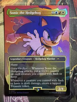 Sonic The Hedgehog FOIL 2087 - MTG Sonic The Hedgehog Secret Lair - Image 1