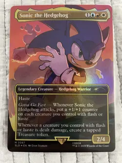 Sonic The Hedgehog FOIL 2087 - MTG Sonic The Hedgehog Secret Lair - Image 1