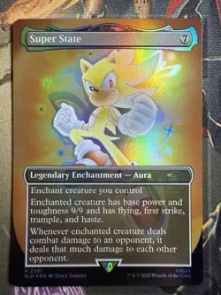 Super State FOIL 2081 - MTG Sonic The Hedgehog Secret Lair - Image 1