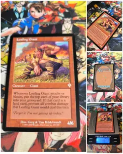 MTG Loafing Giant Invasion 🇬🇧 Nm Magic the Gathering Card Karte 2000 Og Red - Image 1