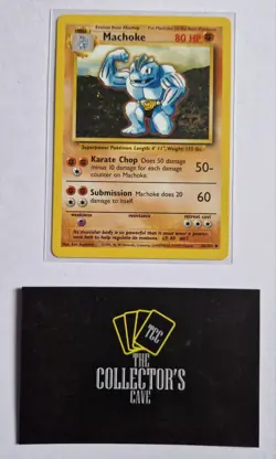 Machoke 34/102 Base Set Unlimited | 1999 WOTC | Pokemon TCG - Image 1