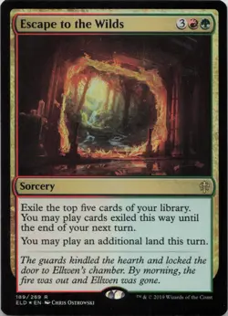 Escape to the Wilds - FOIL - R Throne of Eldraine 189 - MTG - Image 1