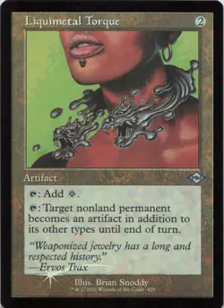 Liquimetal Torque (Retro Frame) - FOIL - U Modern Horizons 2 428 - MTG - Image 1