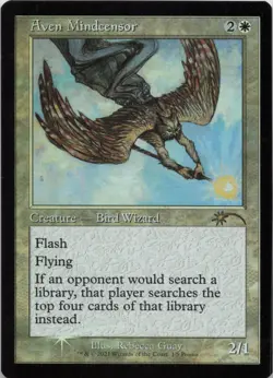 Aven Mindcensor (Retro Frame) - FOIL - R WPN & Gateway Promos 1 - MTG - Image 1