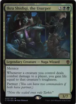 Ikra Shidiqi, the Usurper - FOIL - M Commander 2016 32 - MTG - Image 1