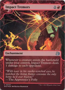 Impact Tremors - FOIL - U Wilds of Eldraine: Enchanting Tales 44 - MTG - Image 1