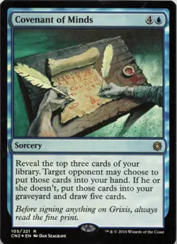 Covenant of Minds - FOIL - R Conspiracy: Take the Crown 105 - MTG - Image 1