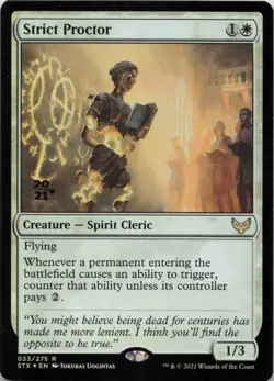 Strict Proctor - FOIL - R Prerelease Cards 33 - MTG - Image 1