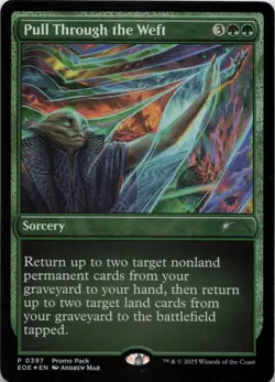 Pull Through the Weft - FOIL - U Promo Pack: Edge of Eternities 397 - MTG - Image 1