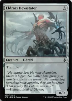 Eldrazi Devastator - FOIL - C Battle for Zendikar 7 - MTG - Image 1