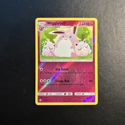 Wigglytuff 135/214 Unbroken Bonds Pokemon Card Reverse Holo Rare Near Mint NM - Image 1