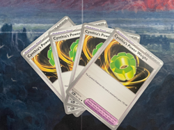 [4x Playset] Cynthia's Power Weight 162/182 SV10: Destined Rivals (DRI) Pokemon - Image 3