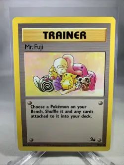 Mr. Fuji #58/62 Pokemon Fossil 1999 Uncommon Trainer - Image 1