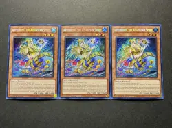 3x Abyssrhine, The Atlantean Spirit | ROTA-EN017 | Secret Rares | NM | YuGiOh! - Image 1