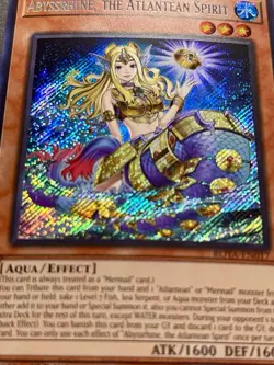 3x Abyssrhine, The Atlantean Spirit | ROTA-EN017 | Secret Rares | NM | YuGiOh! - Image 2
