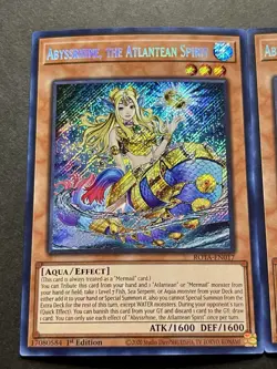 3x Abyssrhine, The Atlantean Spirit | ROTA-EN017 | Secret Rares | NM | YuGiOh! - Image 3